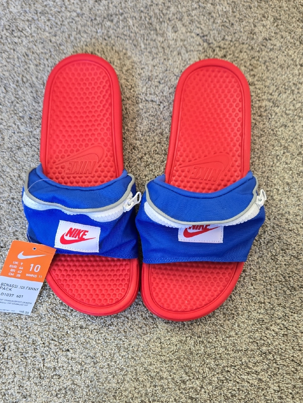 Brand New Nike Benassi Jdi Fanny Pack Slides